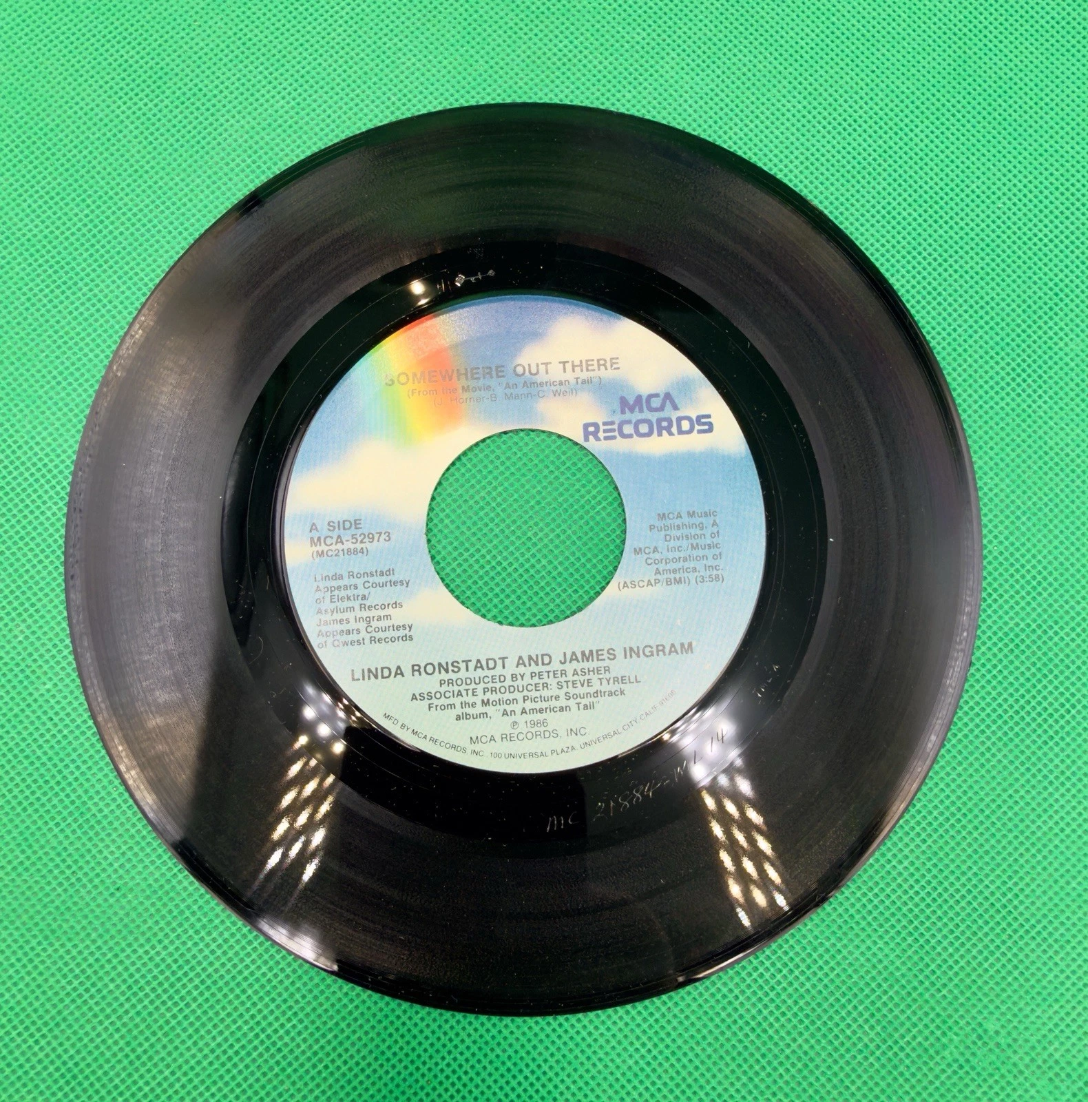 An American Tail — “Somewhere Out There” MCA Single photo 3