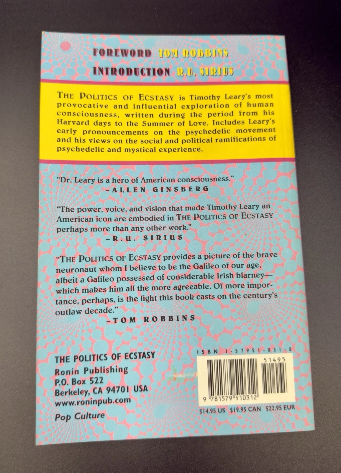 Timothy Leary — The Politics of Ecstasy photo 2