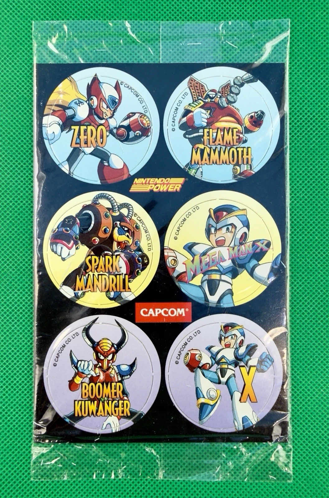 Mega Man Nintendo Power Collector Pogs