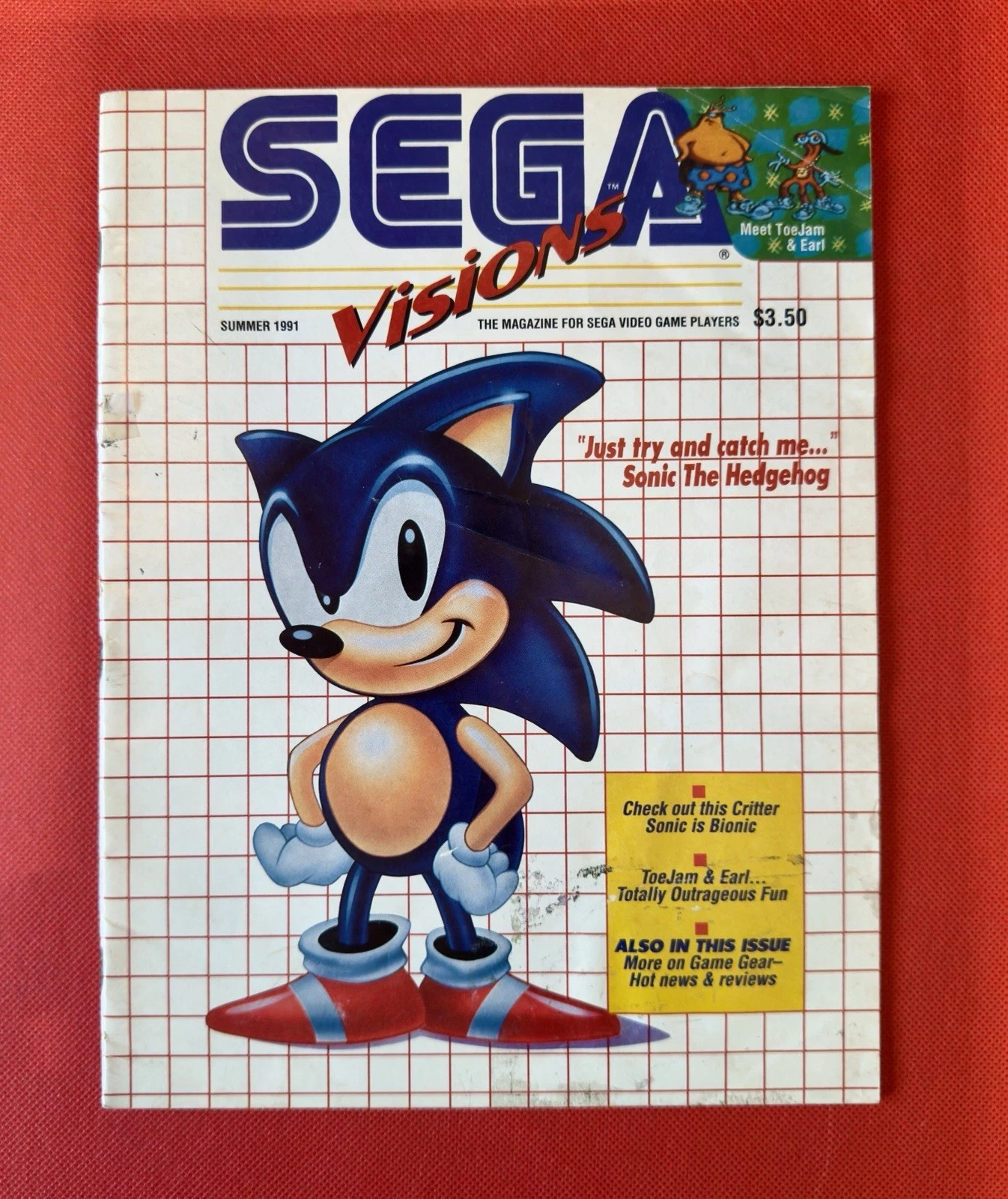 Sega Visions Summer 1991 — Sonic the Hedgehog