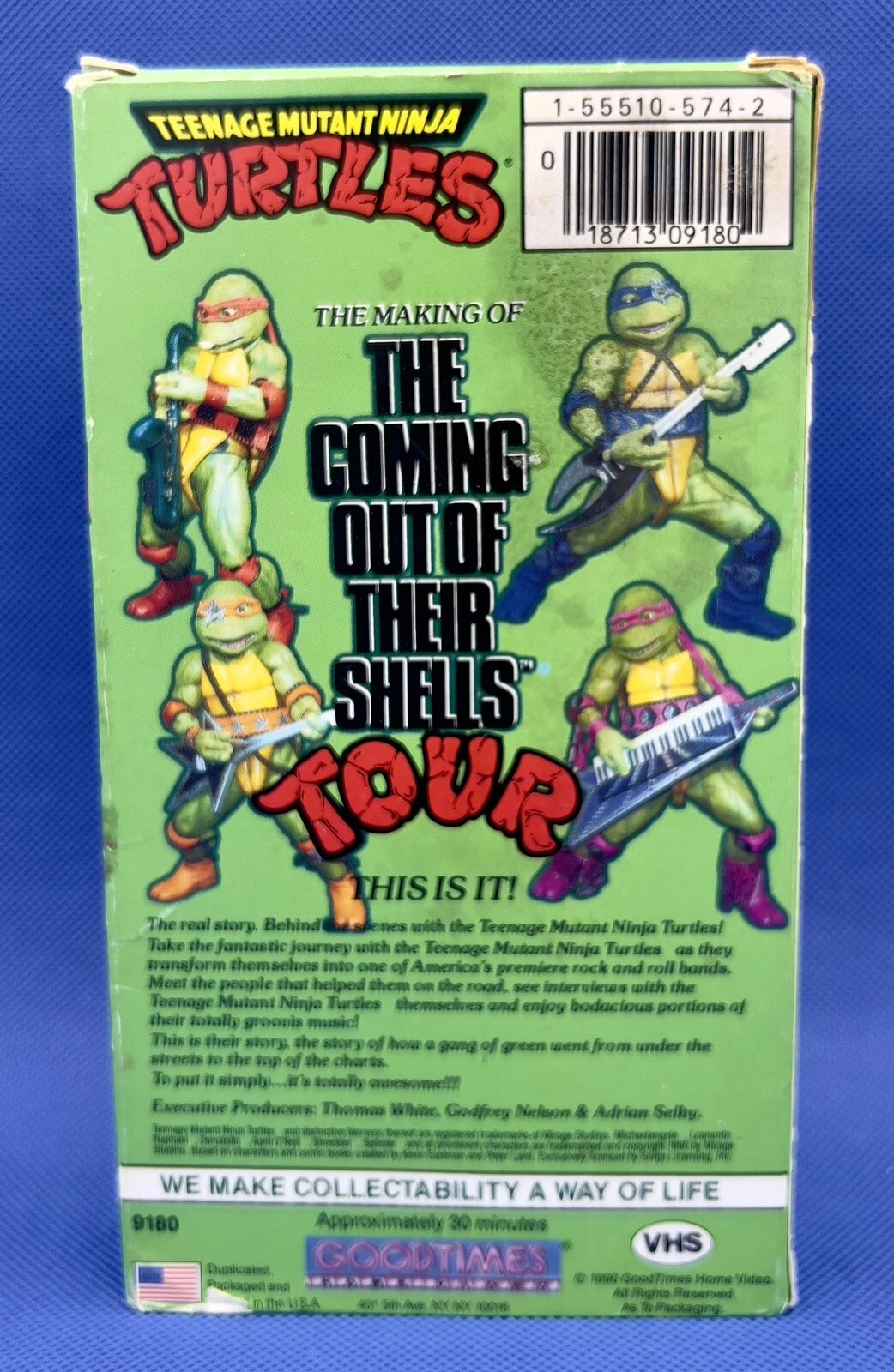 TMNT — Making of Coming Out of Their Shells Tour VHS - Image 2