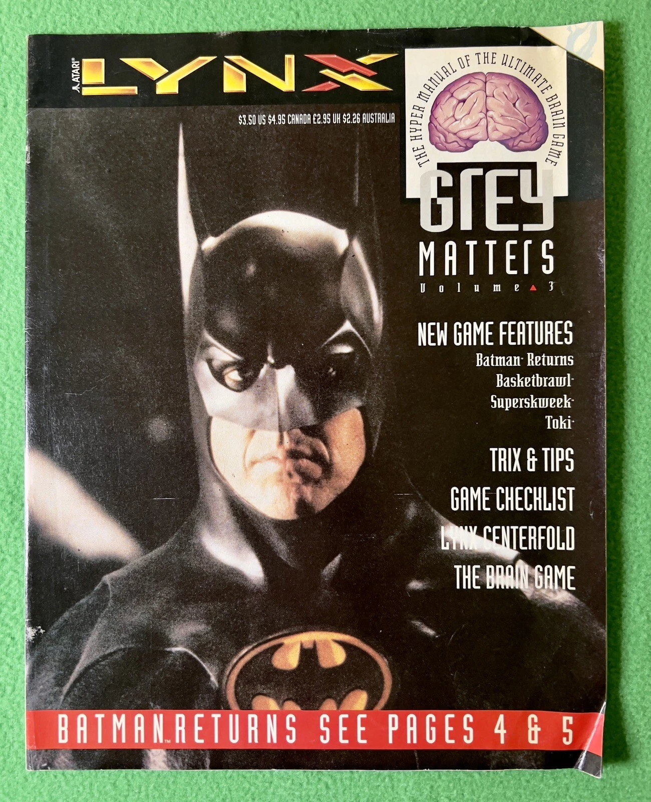Batman Returns — Atari Lynx Grey Matters Vol. 3