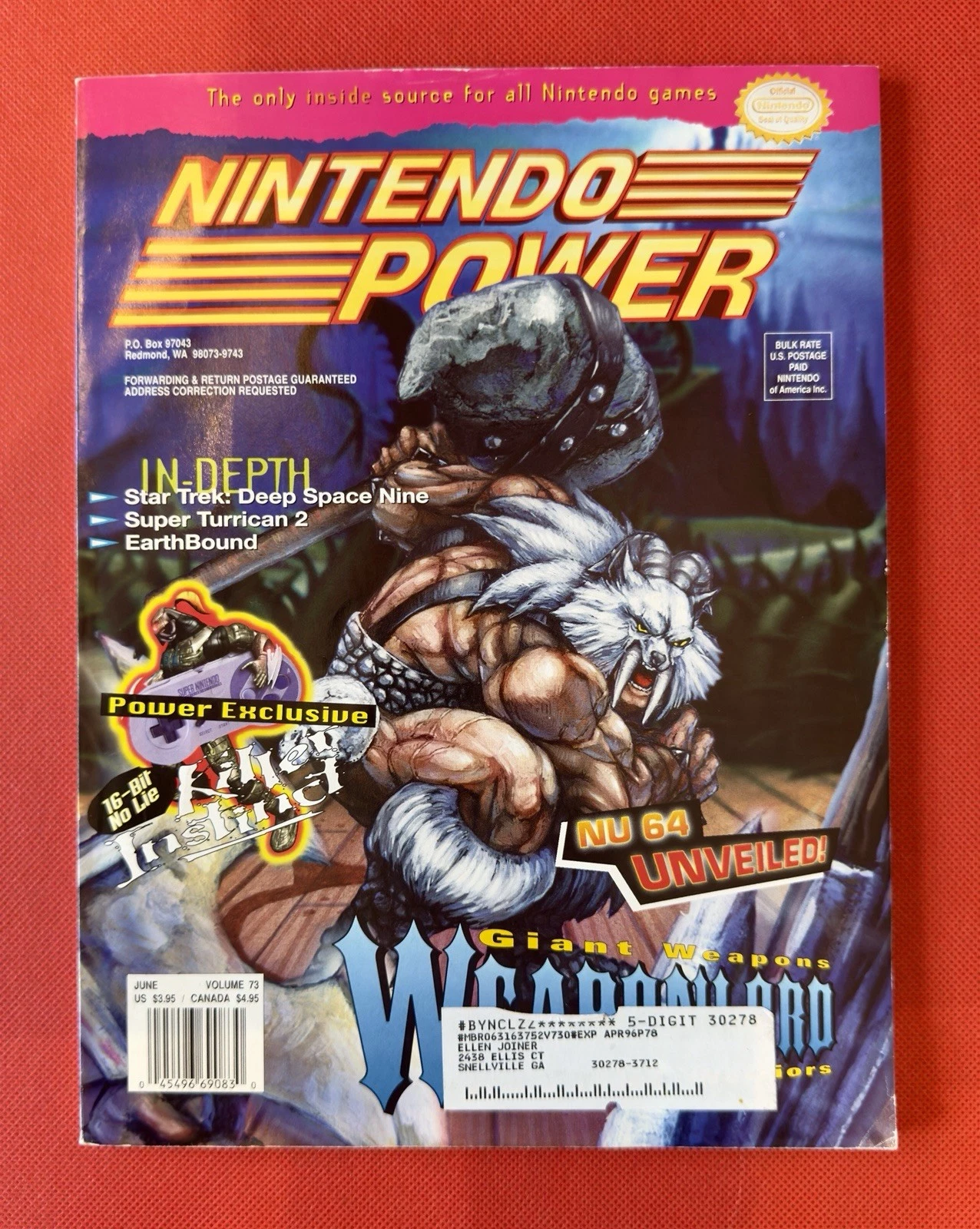 Nintendo Power #73 — June 1995