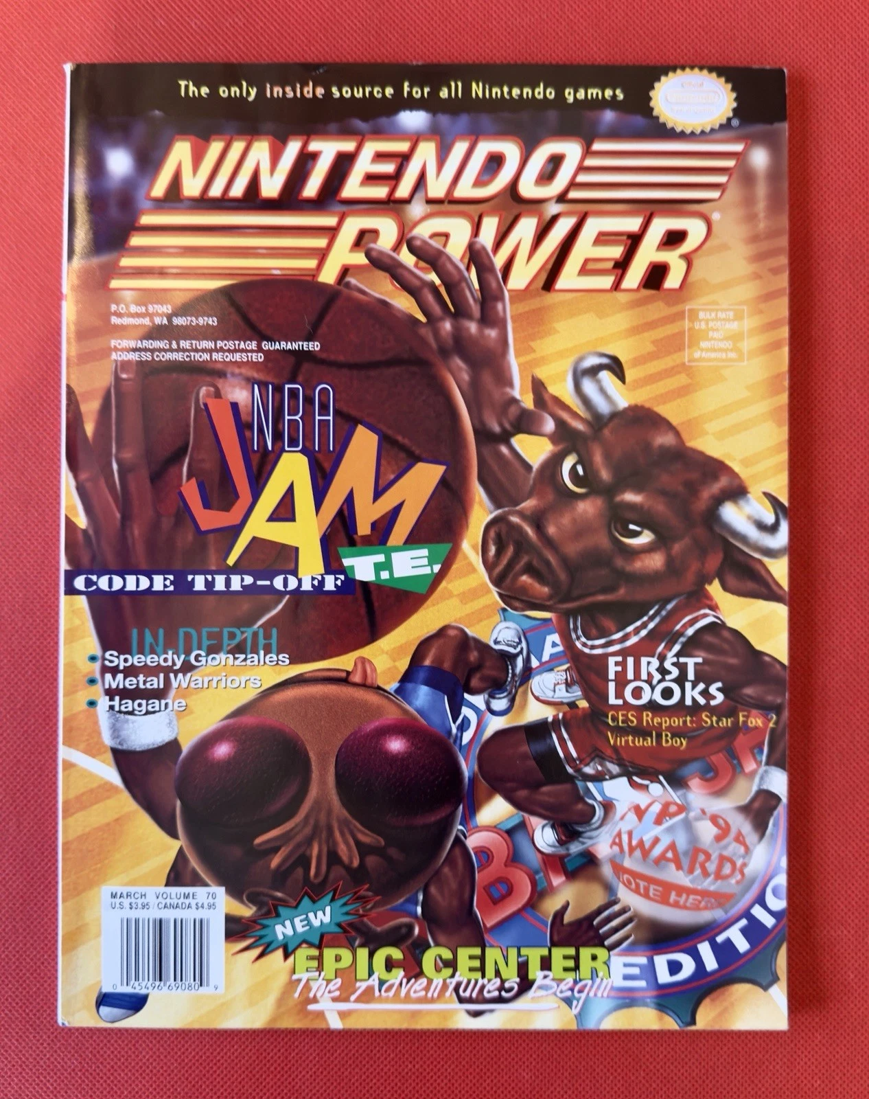 Nintendo Power #70 — NBA Jam