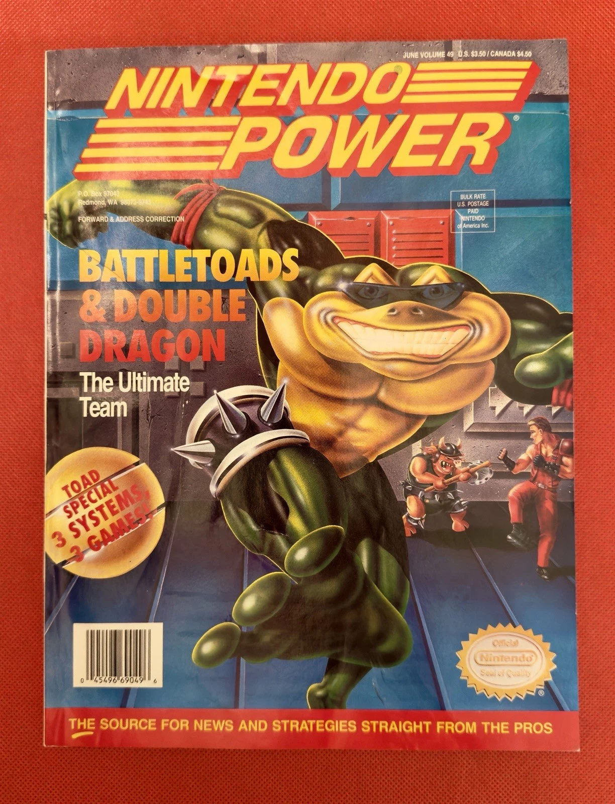Nintendo Power #49 — Battletoads & Double Dragon