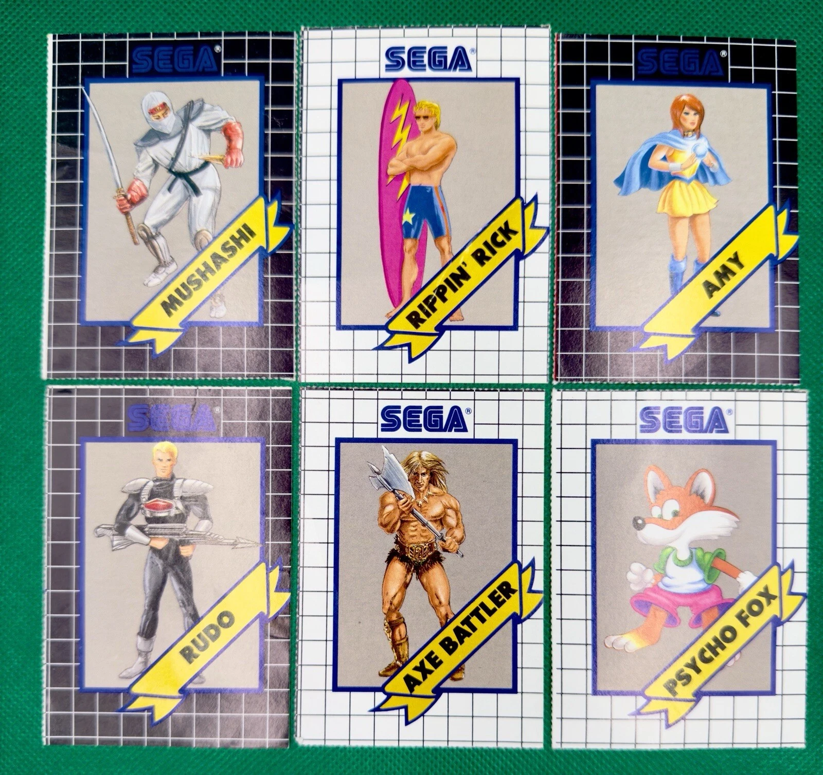 SEGA Visions Trading Cards — 1990
